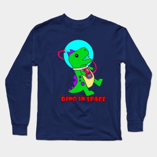 Dino in Space Long Sleeve T-Shirt